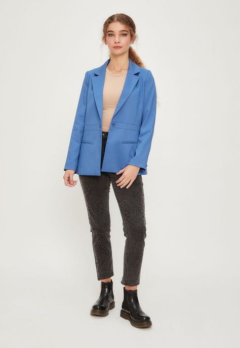 Blazer Liso Azul iO 16020224051134-1