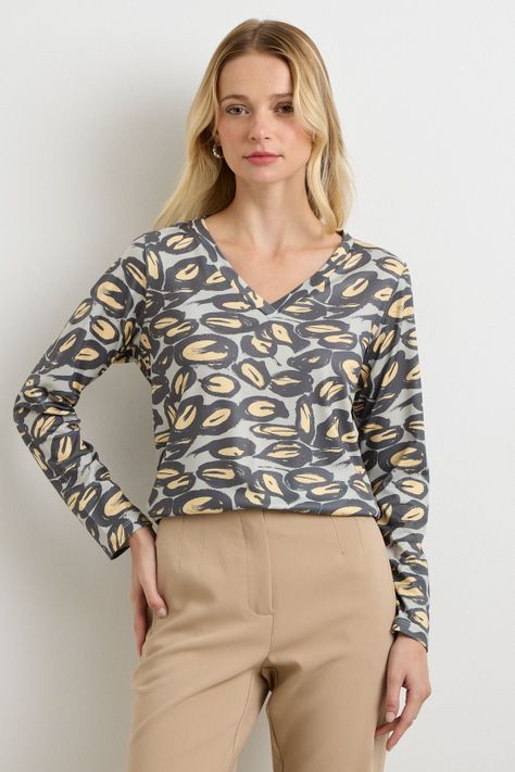 Polera Manga Larga Mujer  14307125004106-0