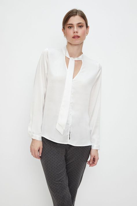 Blusa Lisa Blanco Ash 14007224003105-0