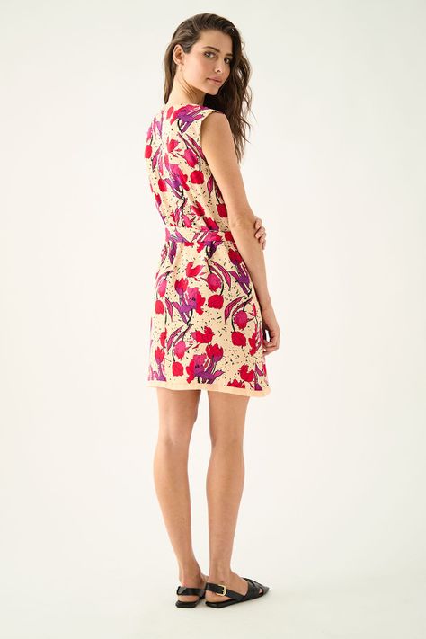 Vestido Estampado fucsia Ash 13107125051116-4