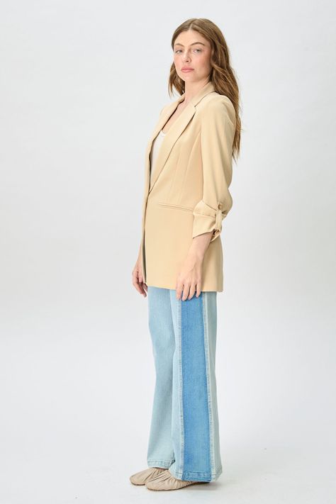Blazer Liso Beige iO 16020125057106-2