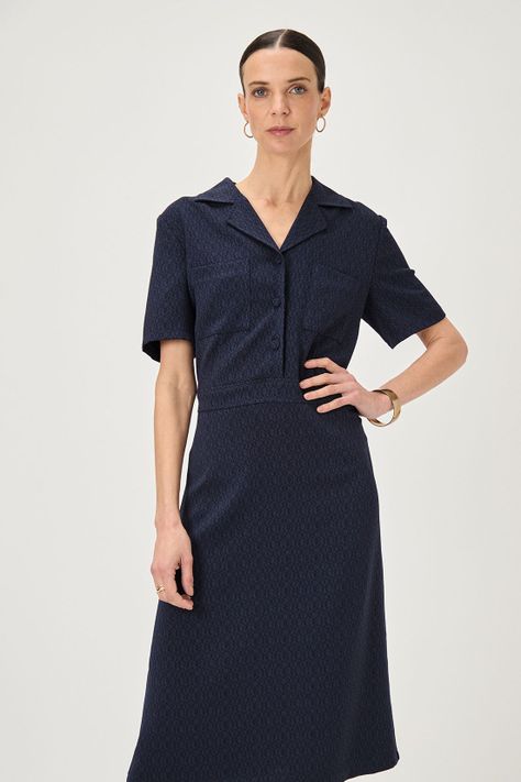 Vestido Bolsillos Azul Ma Griffe 13002224054104-2