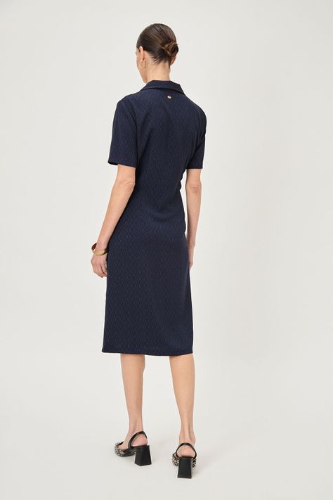 Vestido Bolsillos Azul Ma Griffe 13002224054104-4