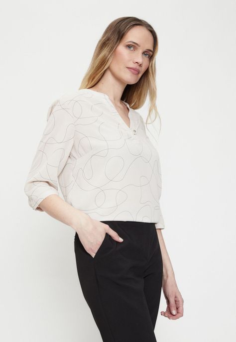 Blusa Fantasia Blanco Ma Griffe 14102224056105-2