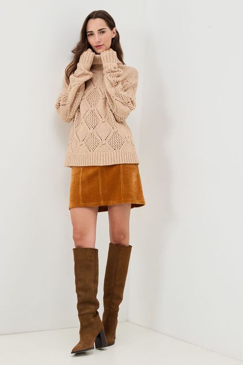 Sweater Liso Beige 18104125005106-3