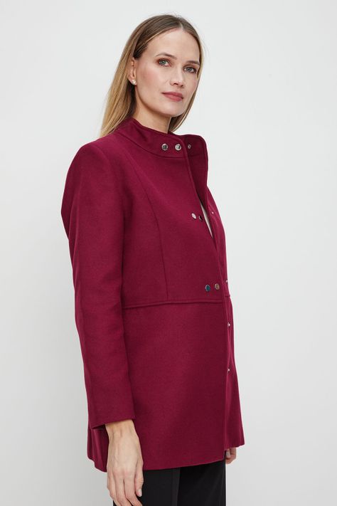 Chaqueton Liso Burdeo Ma Griffe 17202124053112-2