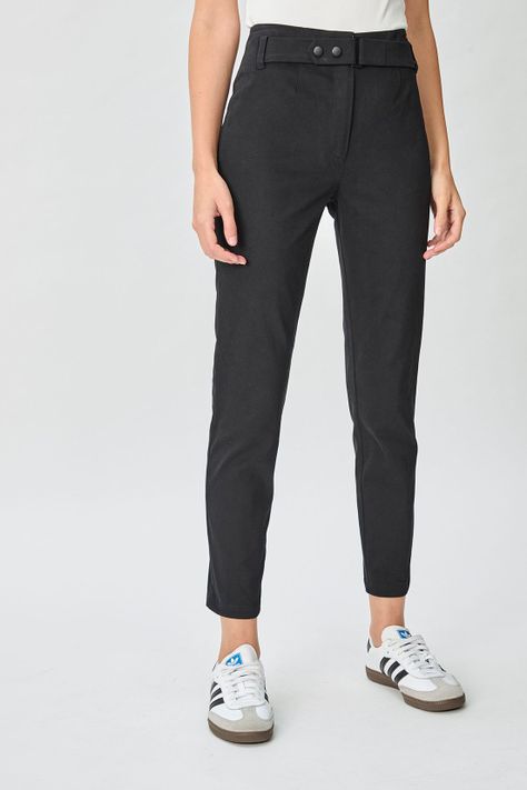 Pantalon Liso Negro iO 11020125011102-1