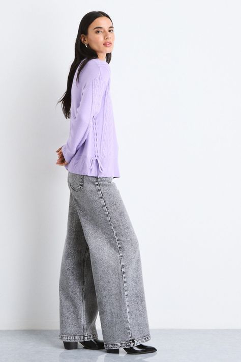 Sweater Liso Morado 18120125018211-2