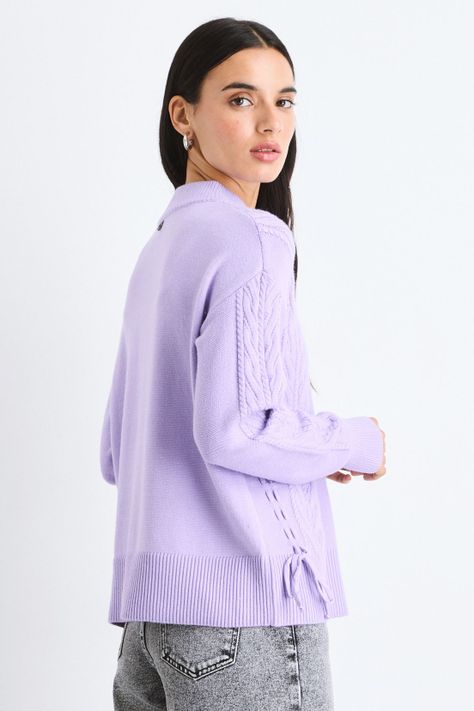 Sweater Liso Morado 18120125018211-3