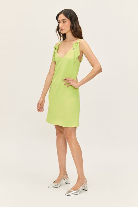 Vestido Liso Verde Ash 13007224051137-3