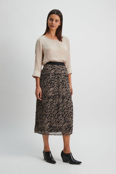 Falda Larga Fantasia Negro Ash 12407224001102-2