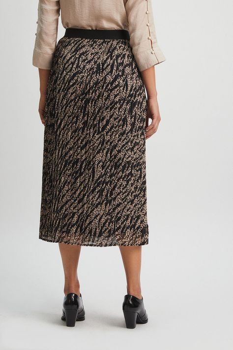 Falda Larga Fantasia Negro Ash 12407224001102-3