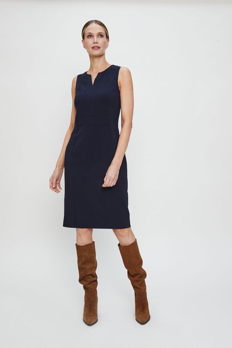 Vestido Liso Azul Ma Griffe 13002224050104-0