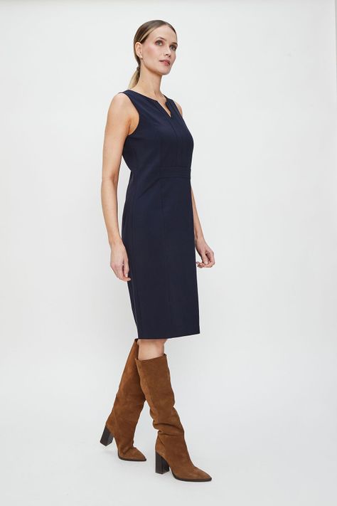 Vestido Liso Azul Ma Griffe 13002224050104-3