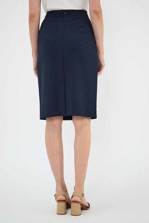 Falda Lisa Azul Ma Griffe 12004224001104-4