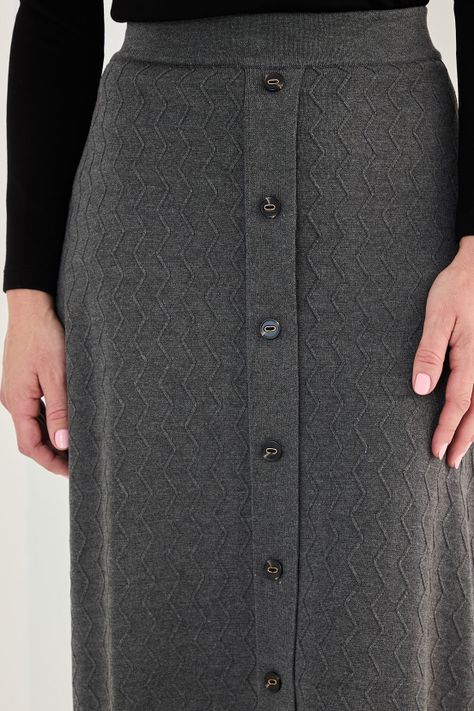 Falda Tejida Gris 12002125003163-2