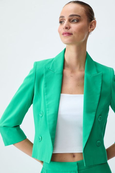 Blazer Liso verde musgo iO 16020125051107-1