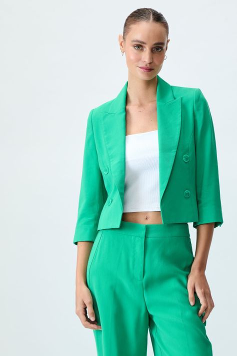 Blazer Liso verde musgo iO 16020125051107-0