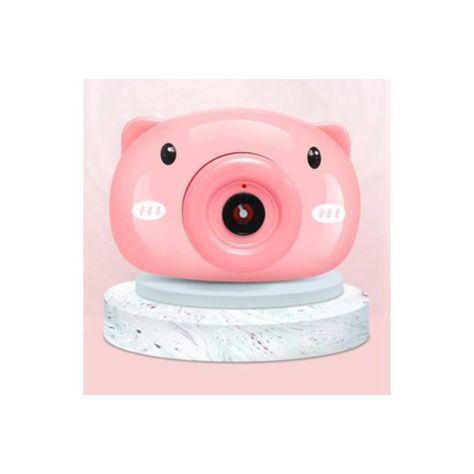 camara lanza burbujas diseño de cerdito-3