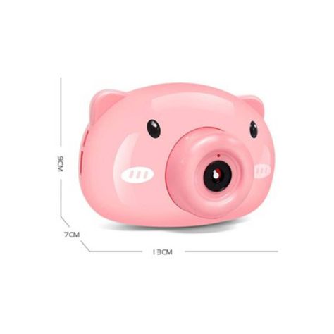 camara lanza burbujas diseño de cerdito-4