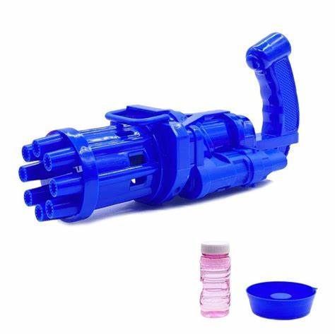 maquina lanza burbujas para niños color celeste-1