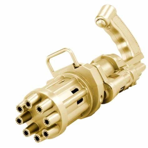 maquina lanza burbujas para niños color dorado-0