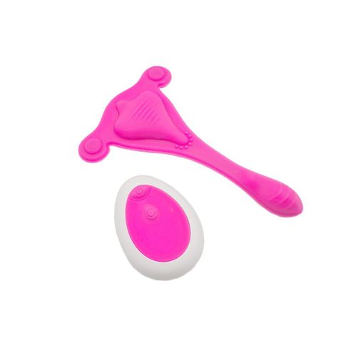 Vibrador para ropa interior 3 motores carga magnetica -0