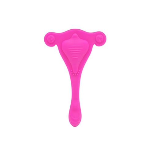 Vibrador para ropa interior 3 motores carga magnetica -1