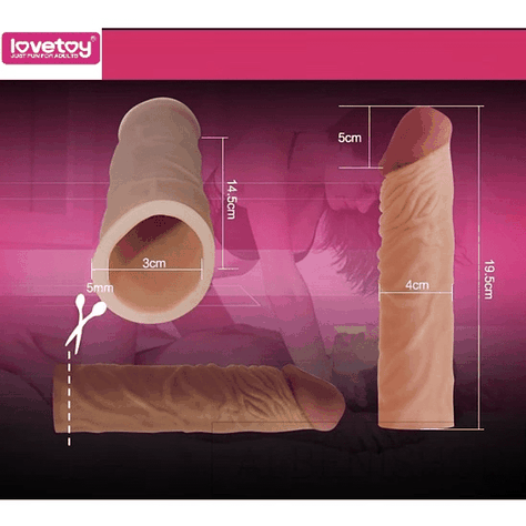 Funda para pene X-Tender +5cm-2