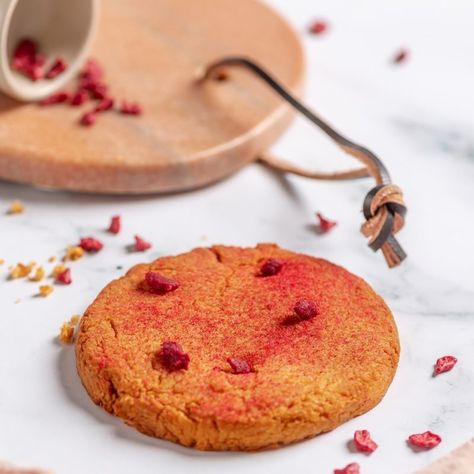 Galletón de Frambuesa sin Azúcar Keto, 1 Un, Marca Tremus-0