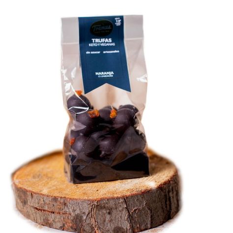 Trufas Keto y Veganas sin Azúcar Sabor Naranja 13 un-0
