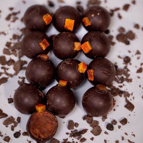 Trufas Keto y Veganas sin Azúcar Sabor Naranja 13 un-1