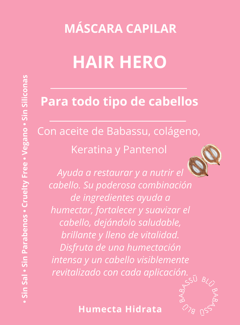Mascara Tratamiento Hair Hero Nourishing Mask  265 ml-4