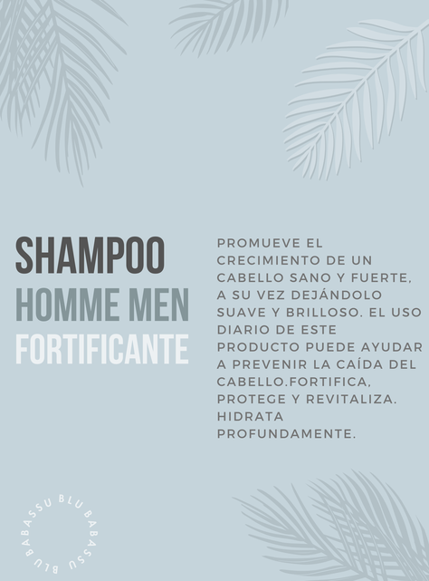Shampoo  Homme Men Fortificante 395ml-2