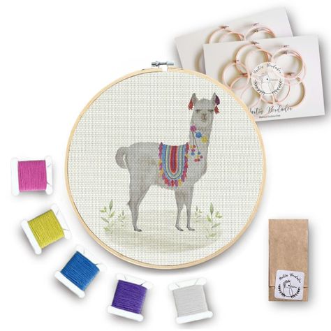 Kit de Bordado Llama-0