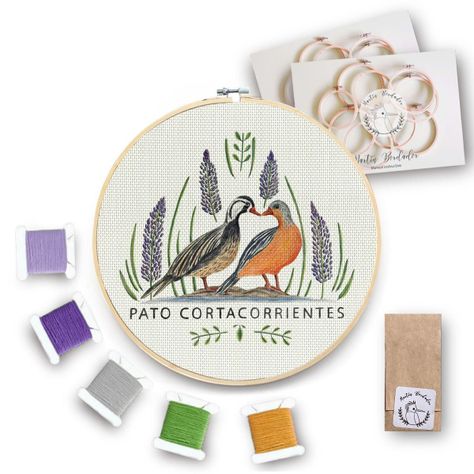 Kit de Bordado Pato Cortacorrientes-0