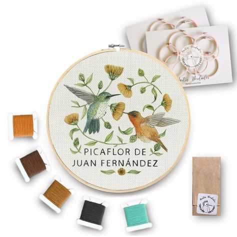 Kit de Bordado Picaflor de Juan Fernández-0