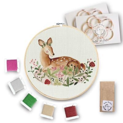 Kit de Bordado  Bambi del Bosque-0