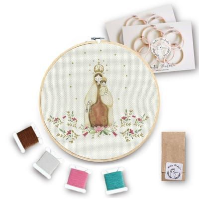 Kit de Bordado Virgen del Carmen-0