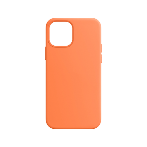 Carcasa Silicona iPhone 12 y 12 Pro Naranjo-0