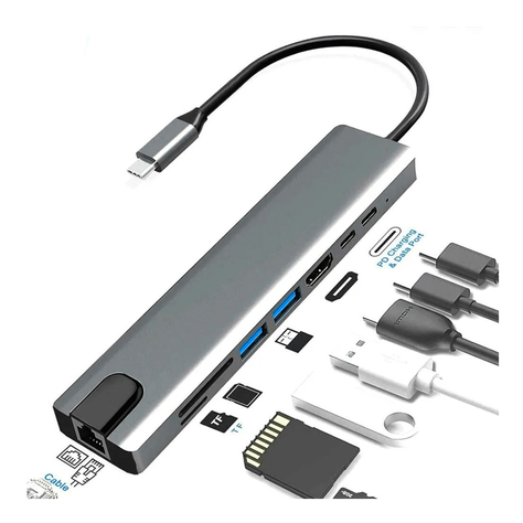 Adaptador Generico USB C HUB 8 en 1-0