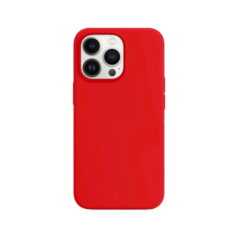 Carcasa Silicona iPhone 15 Pro Max Rojo-0