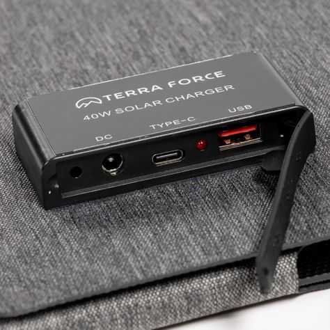Panel Solar Portátil Plegable Camping 40w Waterproof USB, USB-C, QC3.0 y PD18W-1