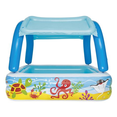 Piscina Techo Desmontable Inflable 140 x 140 x 114 cm-2