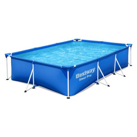 Piscina Rectangular Estructural 300x201x66 cm 3.300 Litros-0