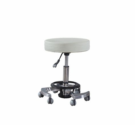 Piso Taburete con Ruedas Blanco - C1-0