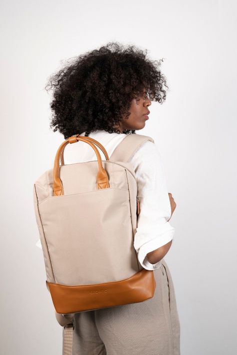 Mochila Just Basics Beige-1