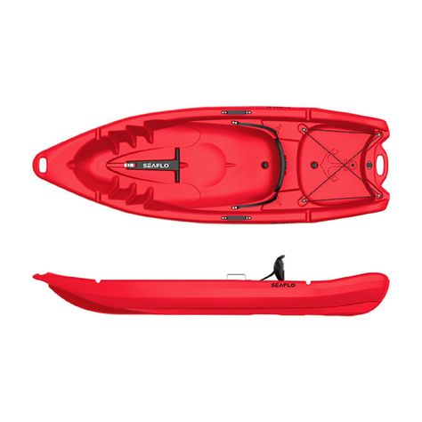 Kayak 1 Persona + 1 Niño o Mascota Sit On Rojo-0