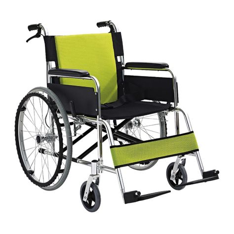 Silla de Ruedas Ultra Liviana Premium Verde-1
