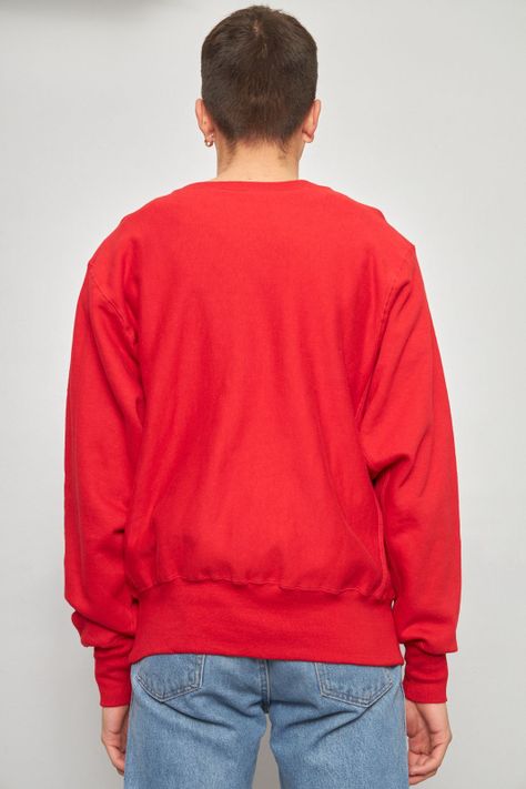 Poleron casual reciclado rojo champion reverse weave L-2